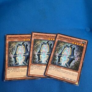 Yugioh Card Chronomaly Mosi Carrier Earth Type Monster 1st Edition 1996 NWOTS